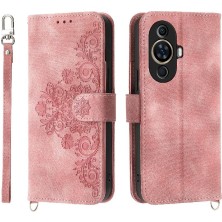 SZY Mall Huawei Nova 11 Için Flip Case Darbeye Bileklik Kabartmalı Çoklu Kart (Yurt Dışından)