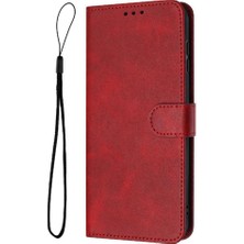 SZY Mall Kart Yuvası ile Nokia C32 Pu Deri Saf Renk Kickstand Için Flip Case (Yurt Dışından)