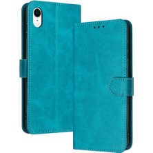 SZY Mall Toka Pu Deri Saf Renk ile Kart Yuvası ile IPhone Xr Için Flip Case (Yurt Dışından)