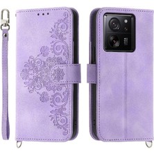 SZY Mall Xiaomi 13T Çoklu Kredi Kartı Yuvaları Için Flip Case Bileklik Darbeye (Yurt Dışından)