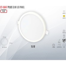 Cata CT-5647 Plus Slım LED Panel 15W