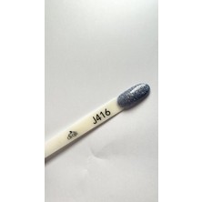 Cr-Oje Kalıcı Oje J416 - Simli Mavi (5 ML)