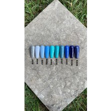 Cr-Oje Kalıcı Oje J416 - Simli Mavi (5 ML)