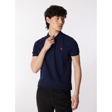 U.S. Polo Assn. Polo Yaka Lacivert Erkek T-Shirt GTP04IY024