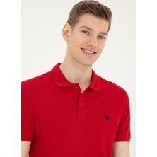 U.S. Polo Assn. Kırmızı Erkek Slim Fit Polo T-Shirt GTP04IY024