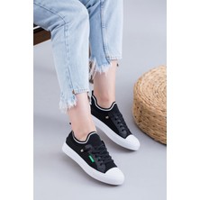 Cleo Benetton® Orijinal Yeni Sezon Ithal Triko Kadın Spor Ayakkabı Siyah