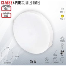 Cata CT-5663 X-Plus Slım LED Panel 35W