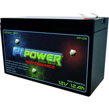 Pi Power Lithium 12V12AH-BMS Lityum Lifepo4 Akü (Akülü Çocuk Arabaları, Ups, Alarm Sistemleri Vs. ile Uyumlu)