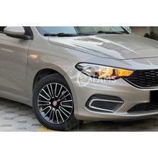 Fams Otomotiv Fiat Egea Krom Sis Farı Çerçevesi 2015-2019 Paslanmaz Çelik