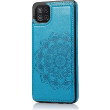 Colorful Shop Samsung Galaxy A22 5g Flip Darbeye Pu Için Kart Tutucu Kılıf ile Cüzdan (Yurt Dışından)