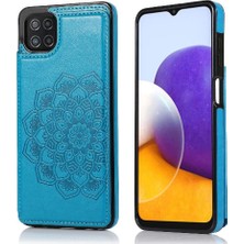 Colorful Shop Samsung Galaxy A22 5g Flip Darbeye Pu Için Kart Tutucu Kılıf ile Cüzdan (Yurt Dışından)