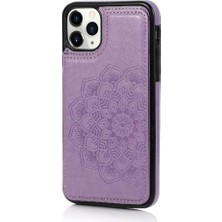 Colorful Shop IPhone 11 Için Kart Tutucu Kılıf ile Cüzdan Pro Max Pu Deri Çevirme Desen (Yurt Dışından)