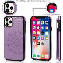 Colorful Shop IPhone 11 Için Kart Tutucu Kılıf ile Cüzdan Pro Max Pu Deri Çevirme Desen (Yurt Dışından)