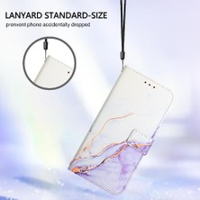 Colorful Shop Samsung Galaxy S10E Kickstand Mermer Desen Pu Deri Cüzdan Için Kılıf (Yurt Dışından)