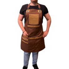 Önlük Sepeti Deri Detaylı Ayarlanabilir Askılı Trend Önlük