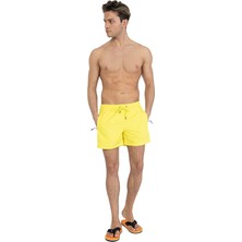 Miami Beach 301 Sarı Duz Erkek Sort 301-SARI-DUZ-ERKEK-SORT Erkek Şort Mayo Sarı