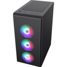 Vento VG07F Rgb Siyah Mid Tower Gaming Kasa