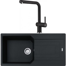 Franke Urban Ubg 611-100 Nero Granit Eviye-Active Plus Doccia 2.0 Batarya Seti