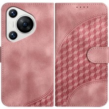 Colorful Shop Huawei Pura 70 Pro Için Flip Case Pu Deri Kapak Çevirin Darbeye Deri (Yurt Dışından)