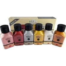 Artdeco 70I-AS3 Akrilik Boya Metalik Renkler Seti 6 x 75 ml