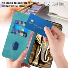 Colorful Shop Realme C33 Manyetik Kart Tutucu Flip Iş Geometrik Kılıf Için Flip Case (Yurt Dışından)