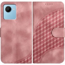 Colorful Shop Realme C30 Manyetik Kart Tutucu Için Flip Case Darbeye Deri Kılıf Flip (Yurt Dışından)