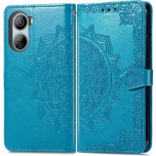 Colorful Shop Zte Ücretsiz 5g Iv Için Flip Case Zarif Desen Deri Kılıf Darbeye (Yurt Dışından)