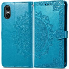 Colorful Shop Sony Xperia 10 Vı Flip Kapak Için Flip Case Deri Kılıf Basit Iş (Yurt Dışından)