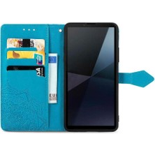 Colorful Shop Sony Xperia 10 Vı Flip Kapak Için Flip Case Deri Kılıf Basit Iş (Yurt Dışından)