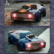 1:14 Elektrikli 50 Km Hız 4WD 2.4ghz Rc Uzaktan Kumandalı Drift Drag Araba Yedek Lastikli LED Işıklı