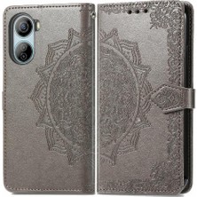 Colorful Shop Zte Ücretsiz 5g Iv Için Flip Case Zarif Desen Deri Kılıf Darbeye (Yurt Dışından)