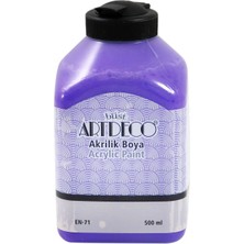Artdeco Akrilik Boya 500 ml Mor 070L-3608