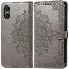 Colorful Shop Sony Xperia 10 Vı Flip Kapak Için Flip Case Deri Kılıf Basit Iş (Yurt Dışından)