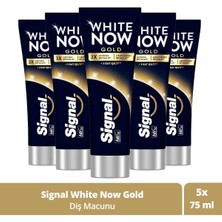 Signal White Now Gold Diş Macunu Anında 3 Kat Beyazlık 75 ml X5 Uzun Süreli Etki