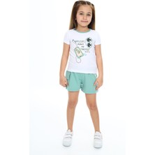 Toontoy Kids Toontoy Kız Çocuk Baskılı Şortlu Takım