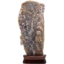 Ametist Doğal Taş Standlı Ham Parça