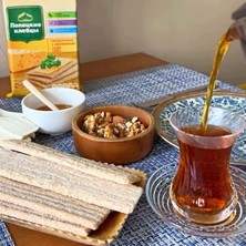 POLOTSKİE HLEBTSY Peynir Aromalı Tahıl Gevreği (Gevrek Ekmek) 80G ×4 Adet, Sağlıklı Çıtır Atıştırmalık, Ekmek Yerine