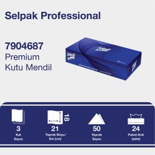 Selpak Professional Selpak Prof. Kutu Mendil 50'li (18X21) x 2 Adet