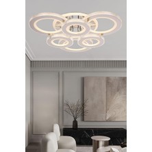 Eray Aydınlatma 2023-6 Lı Krom Dimmer Kumandalı LED Avize