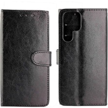 YH Market Samsung Galaxy S22 Ultra 5g Manyetik Kapatma Pu Deri Kart Için Flip Case (Yurt Dışından)