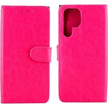 YH Market Samsung Galaxy S22 Ultra 5g Manyetik Kapatma Pu Deri Kart Için Flip Case (Yurt Dışından)