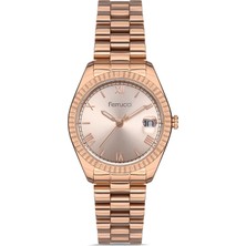 FRC.FT.1.308 Ferrucci Çelik Kordon 30 mt Suya Dayanıklı Yeni Sezon Şık Tasarım  Kol Saati