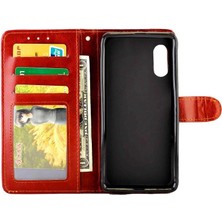 YH Market Samsung Galaxy Xcover Pro Kickstand Kart Tutucu Pu Deri Için Flip Case (Yurt Dışından)