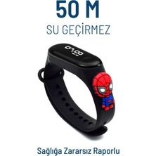 Teknotrust Tekno Trust Dijital Dokunmatik LED Ekran Su Geçirmez Figürlü Çocuk Kol Saat Slikon Kordon Bilek