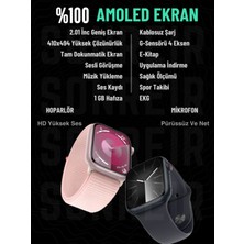 Tekno Trust Gri Watch 9 Promax 120hz Amoled Ekran Sesli Arama Yapan Gps,nfc ,ekg Akıllı Saat Iphone Huawei Uyum