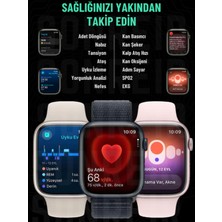 Tekno Trust Gri Watch 9 Promax 120hz Amoled Ekran Sesli Arama Yapan Gps,nfc ,ekg Akıllı Saat Iphone Huawei Uyum