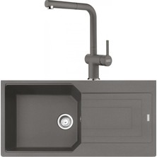 Franke Urban Ubg 611-100 Stone Grey Granit Eviye-Active Plus Doccia 2.0 Batarya Seti