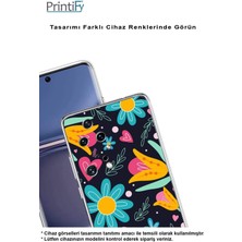Printify iPhone 6s Plus ile Uyumlu Retro Color 1  Kamera Korumalı Şeffaf  Kılıf