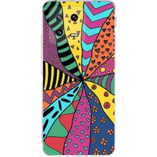 Printify Xiaomi Mi 13 Pro ile Uyumlu Retro Color 4  Kamera Korumalı Şeffaf  Kılıf