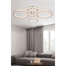 Eray Aydınlatma 2023-4 Krom Dimmer Kumandalı LED Avize